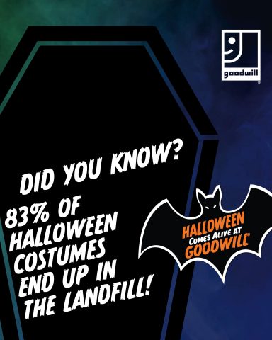 Did you know 83% of Halloween Costumes end up in the landfill?