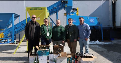 Group Photo of Goodwill Staff with Zoo Staff