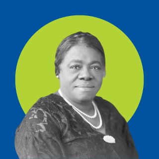 Mary McLeod Bethune, often noted among major Black historical figures for her work in advancing education for Black Americans.