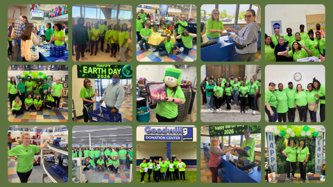 Goodwill staff celebrates Earth Day 2026