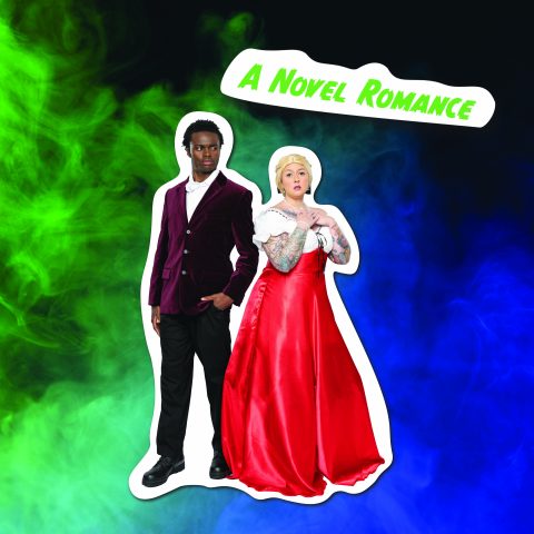 A male and female couple dressed up in thrifted costumes of Heathcliff and Catherine, the iconic gothic yearning couple from Wuthering Heights, which was adapted for a new film in 2026, making this one of the best trendy Halloween costumes for couples this year.